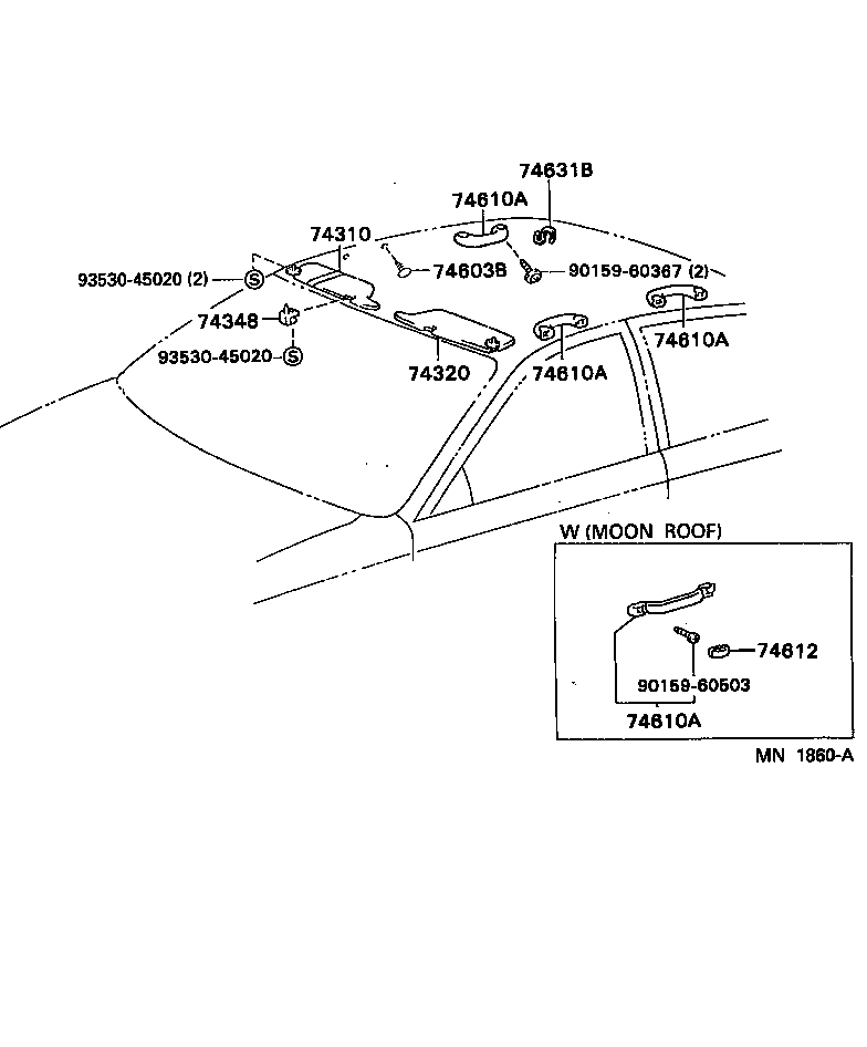 74320-1A550-B1 VISOR ASSY, LH product image
