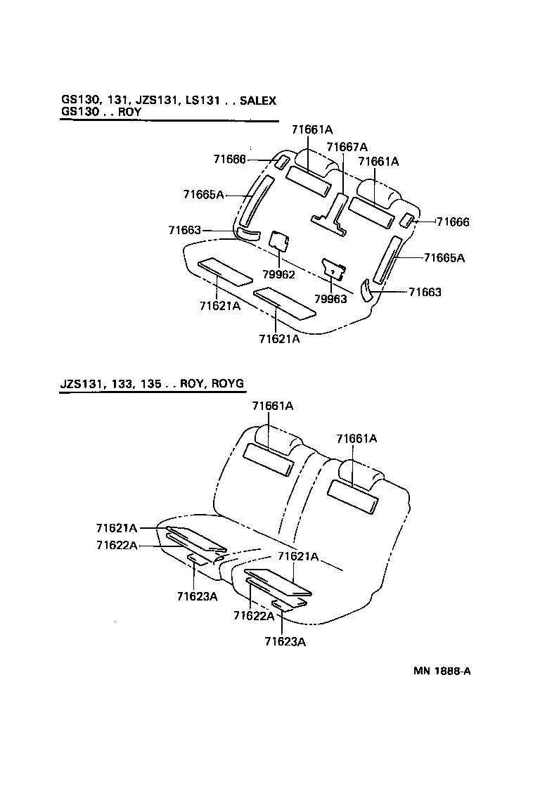71017-31050 FRAME SUB-ASSY, REAR SEAT BACK, RH product image