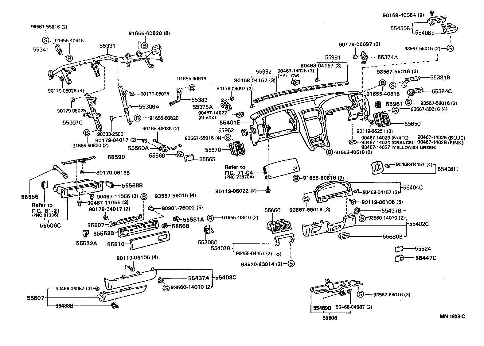 55552-50030 COVER, RADIO TUNER OPENING product image