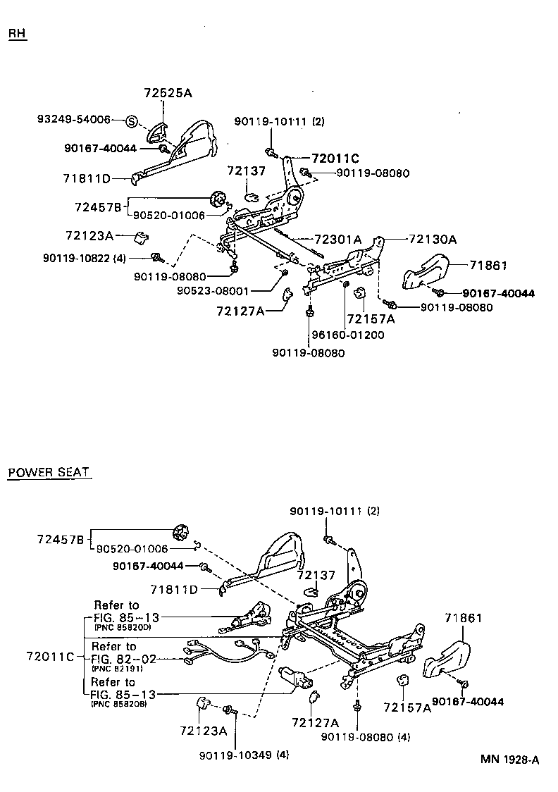 72750-20080 ADJUSTER ASSY, LUMBAR SUPPORT, RH product image