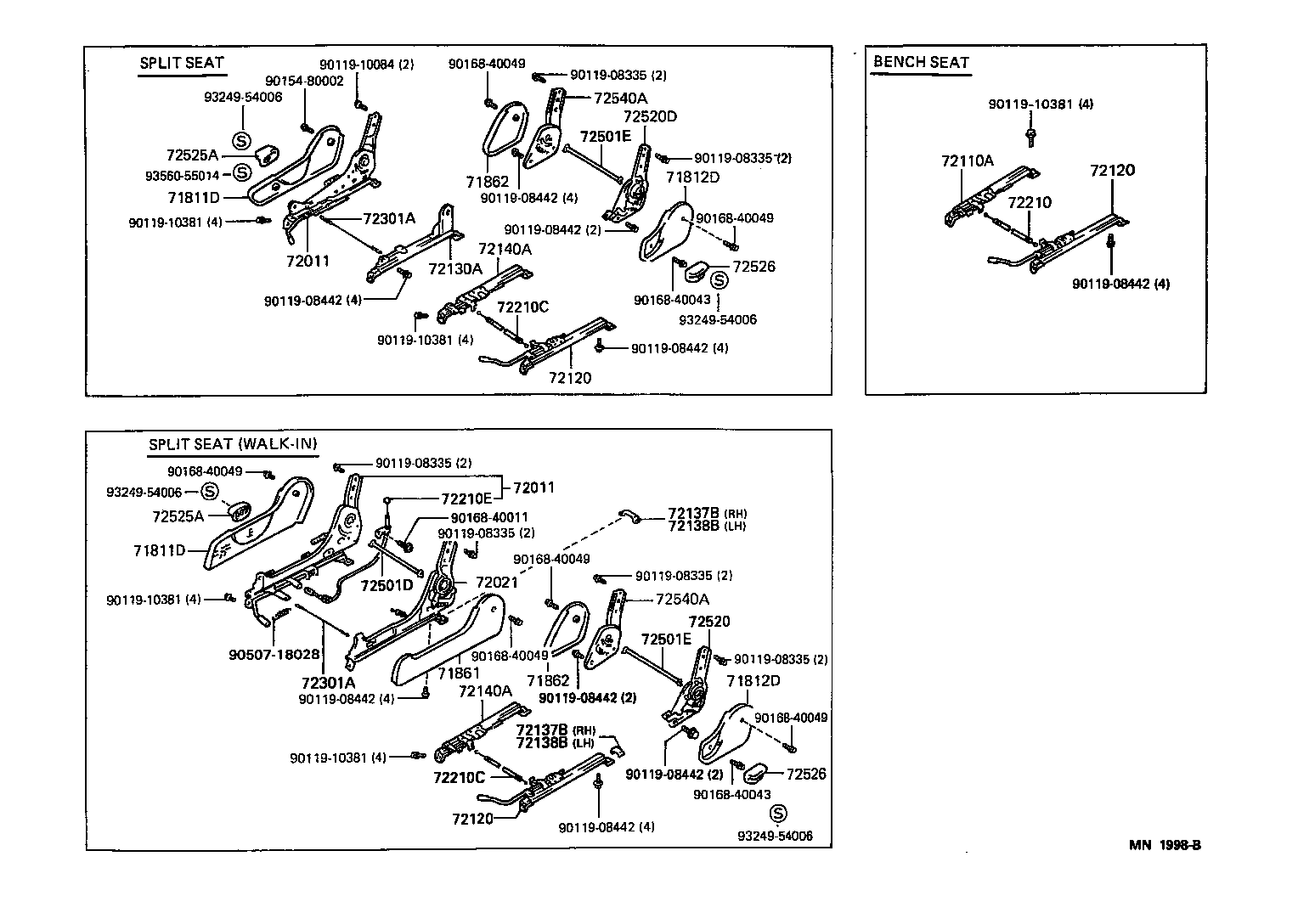 Toyota 71071-34040-B0 COVER, FRONT SEAT CUSHION(FOR BENCH TYPE)