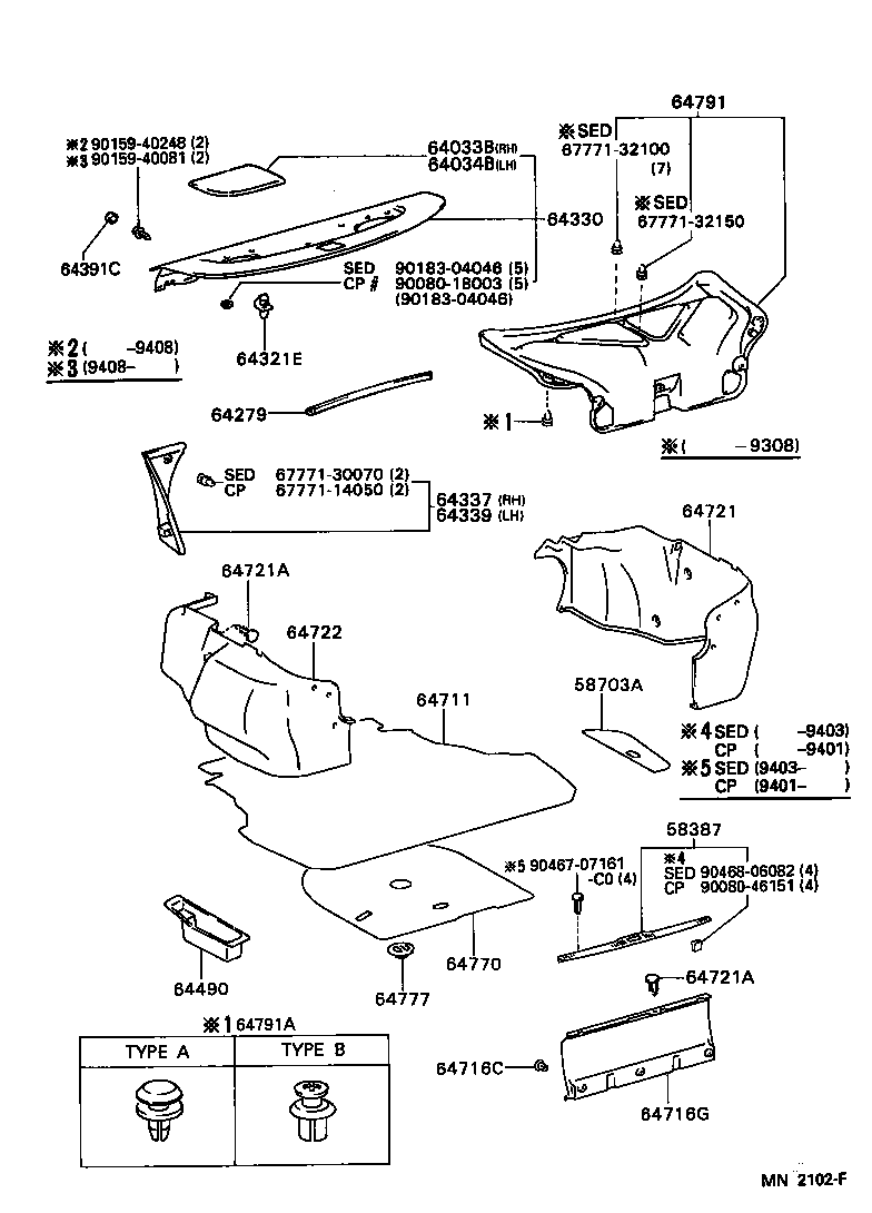 64770-AA010 COVER ASSY, SPARE WHEEL product image