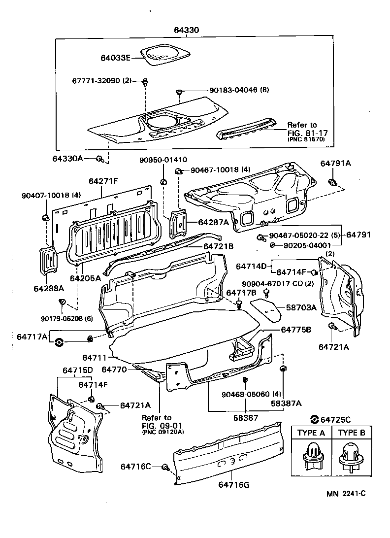 Toyota 58387-30050-C0 PLATE, REAR FLOOR FINISH