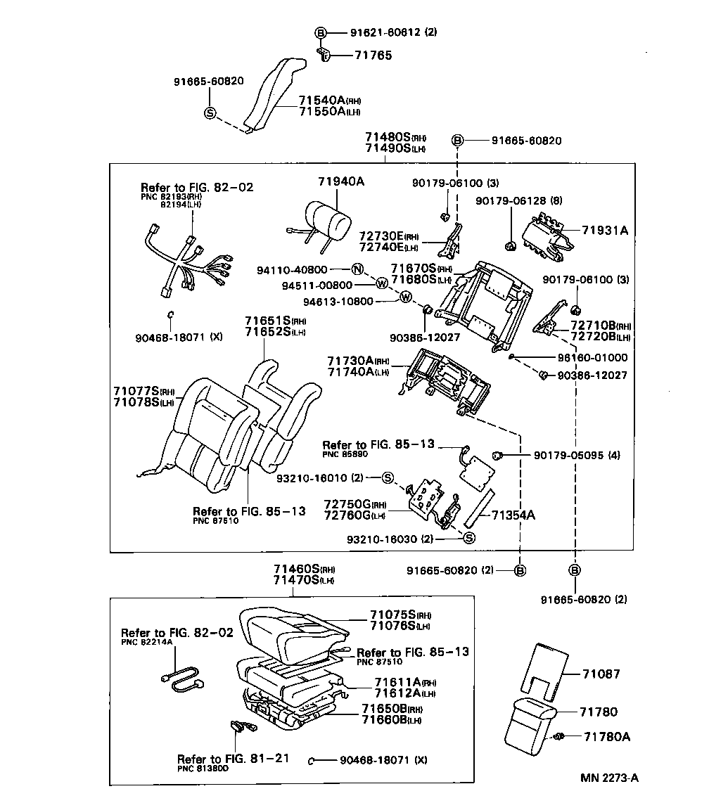 71260-40010 BRACKET ASSY, SEAT, OUTER LH product image