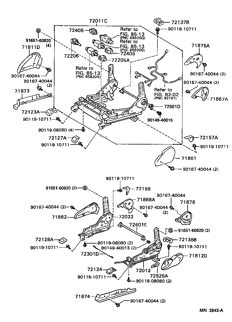 71610-AA010 SPRING ASSY, FRONT SEAT CUSHION, RH(FOR SEPARATE TYPE) product image