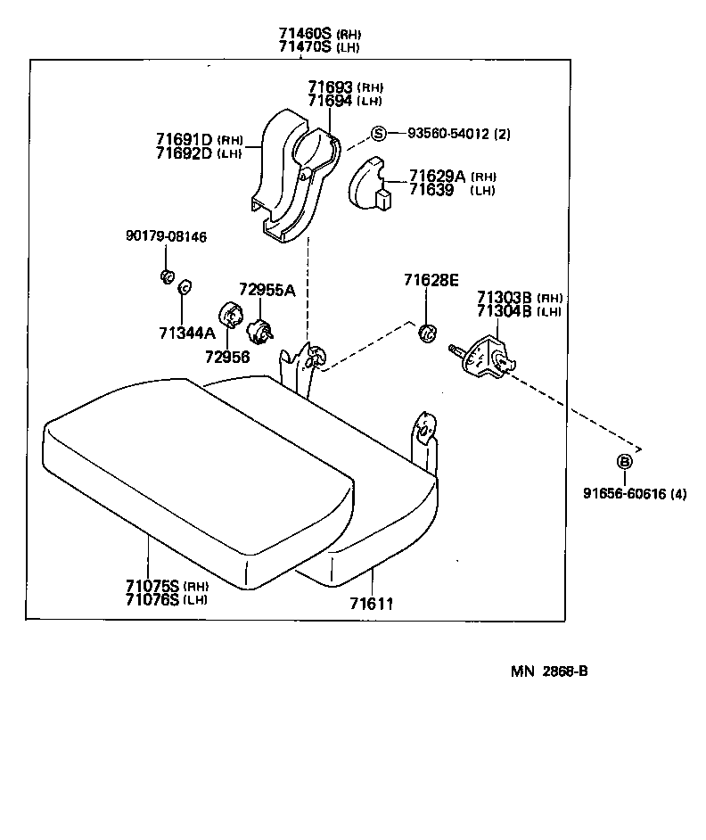 Thumbnail 3 for 71071-34040-B0