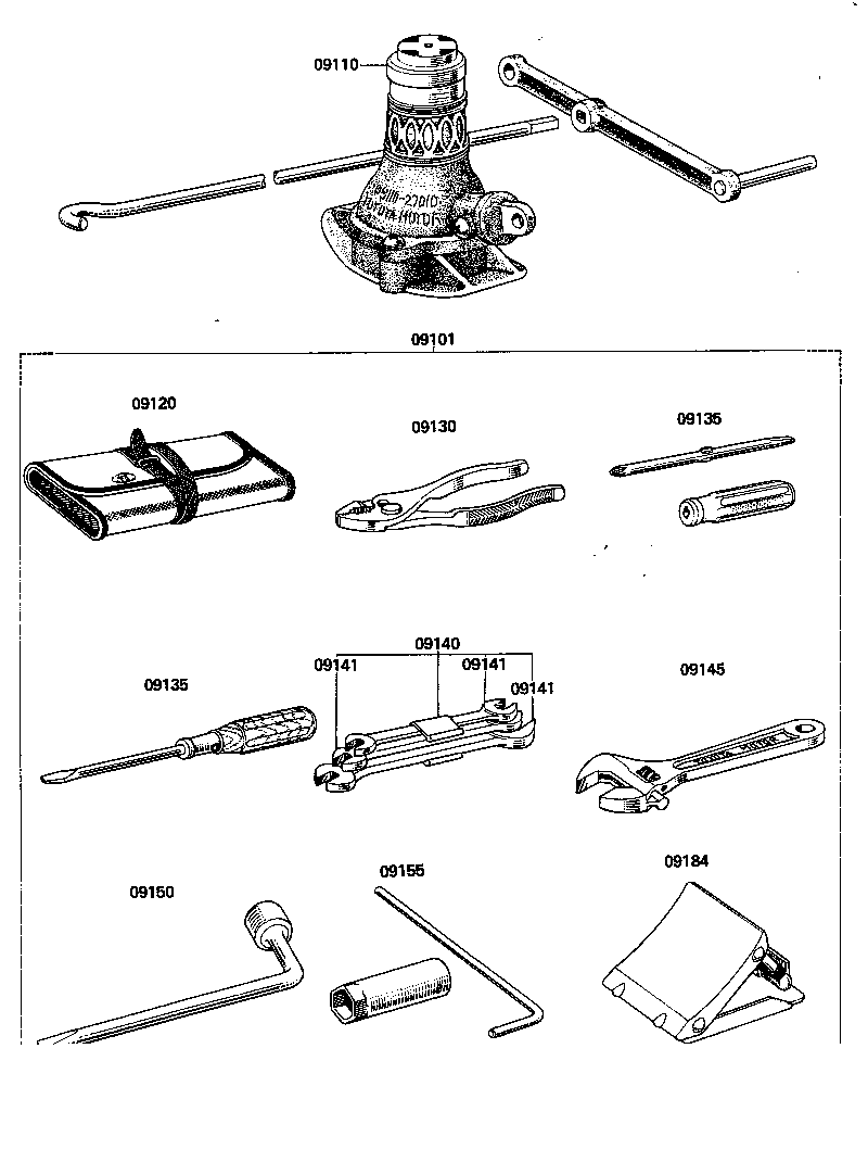 09110-27010 JACK ASSY product image