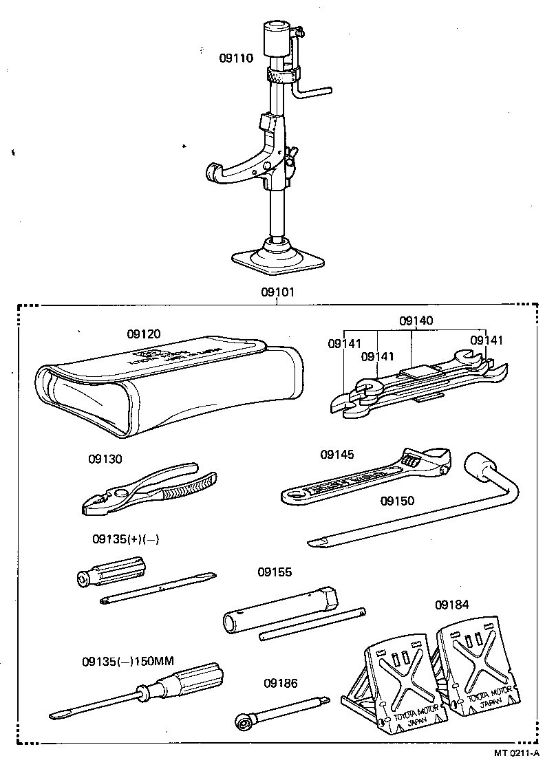 09110-40020 JACK ASSY product image