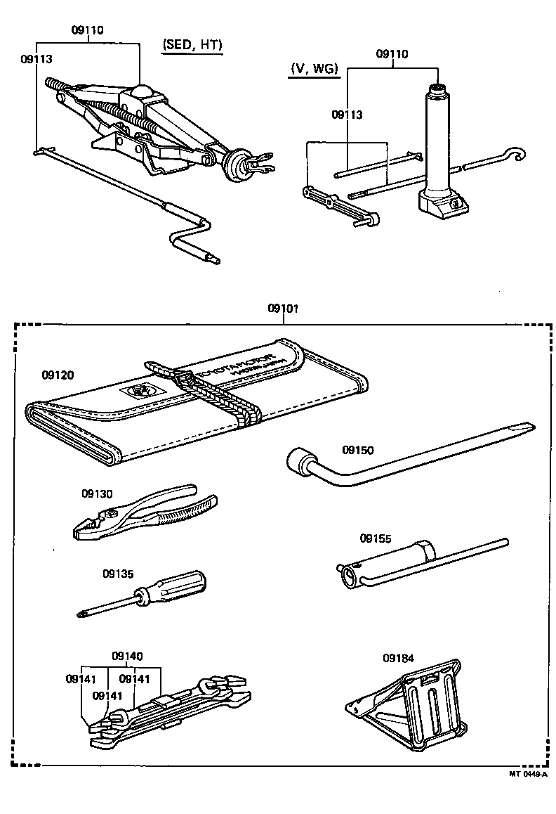 09110-31030 JACK ASSY product image