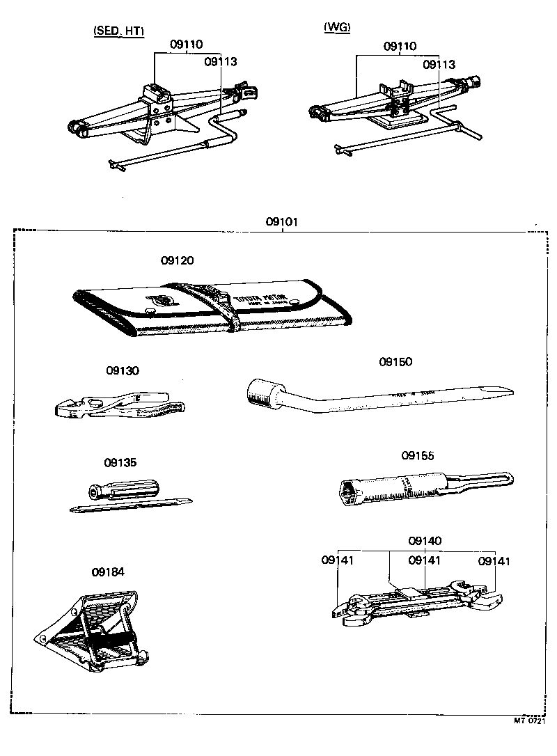 09110-23021 JACK ASSY product image