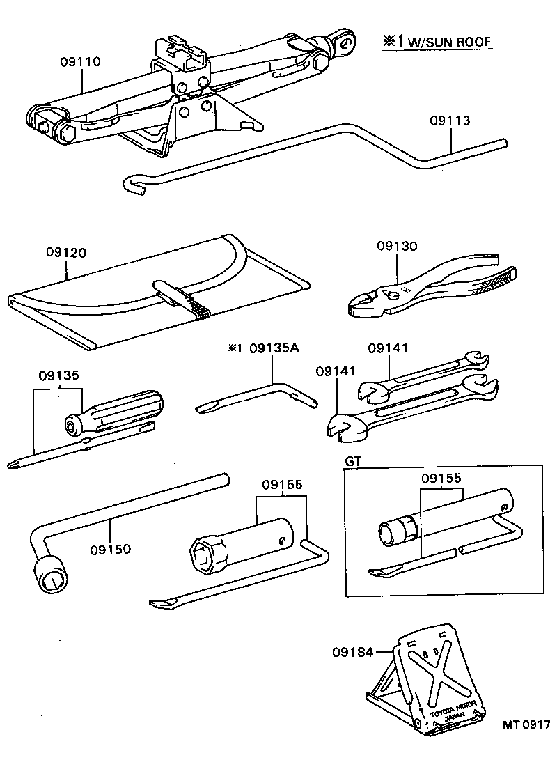 09110-20040 JACK ASSY product image
