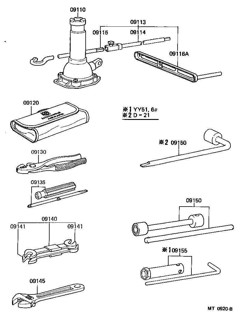 09120-36070 BAG, TOOL product image