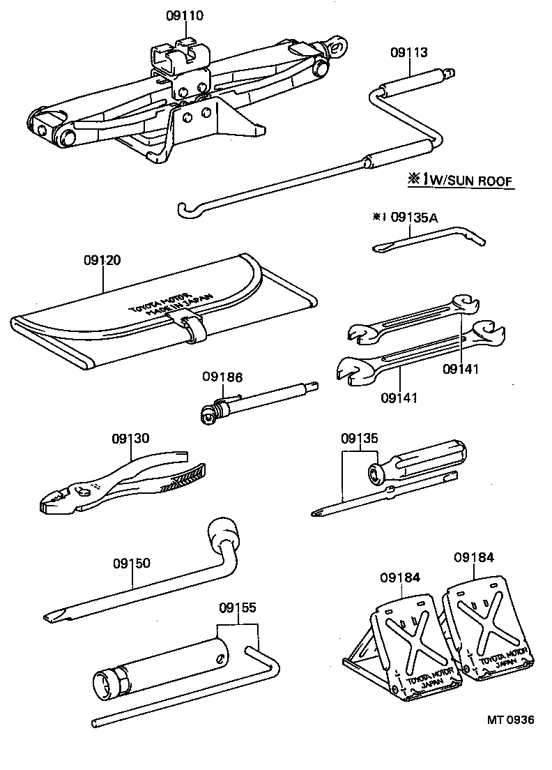 09111-24040 JACK ASSY product image