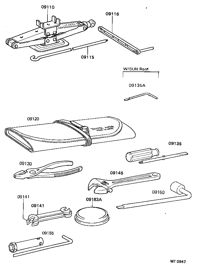 09110-28040 JACK ASSY product image