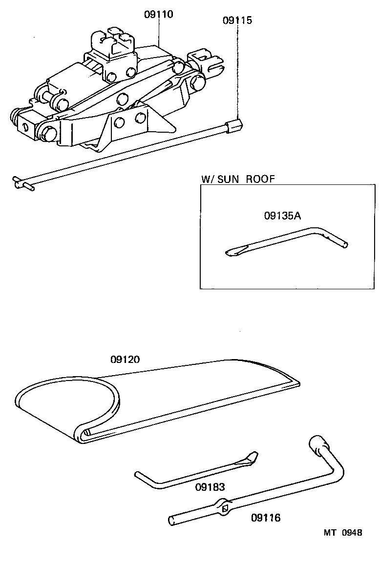 09111-02010 JACK ASSY product image