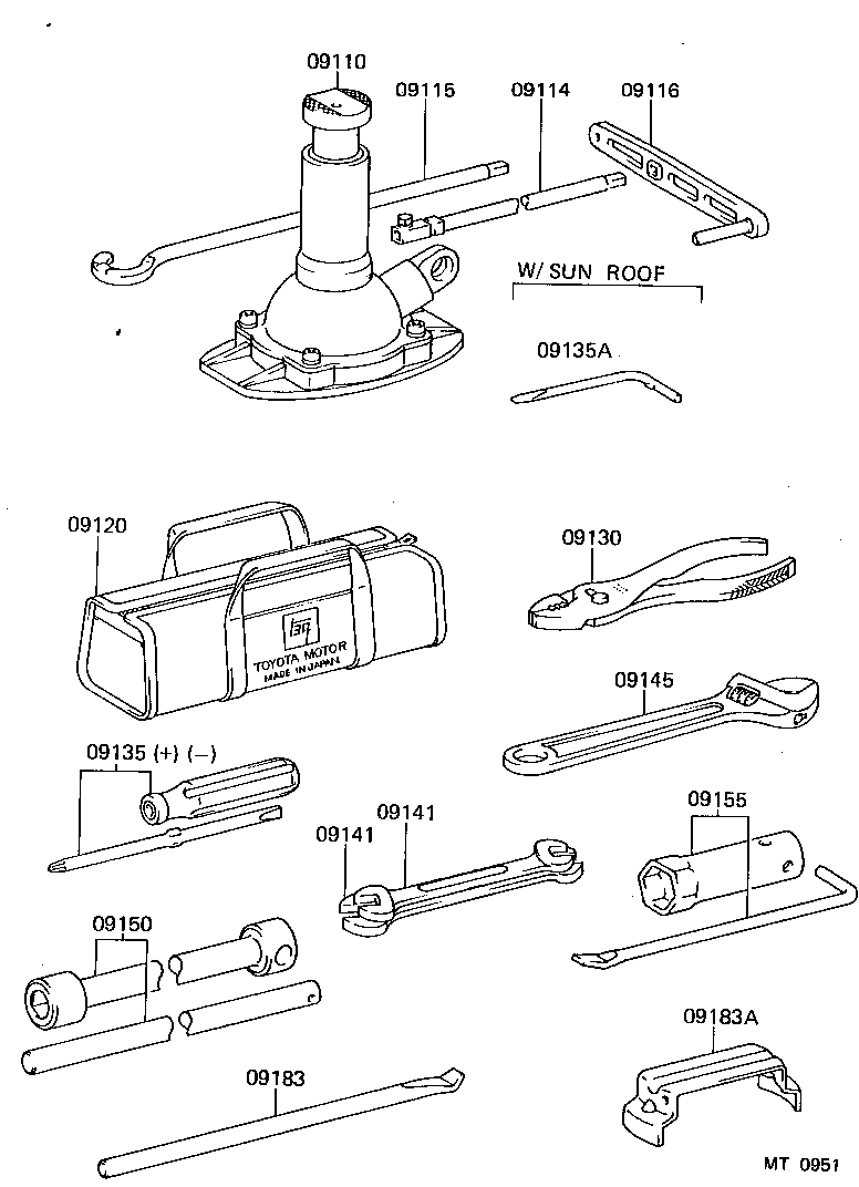 09110-60050 JACK ASSY product image