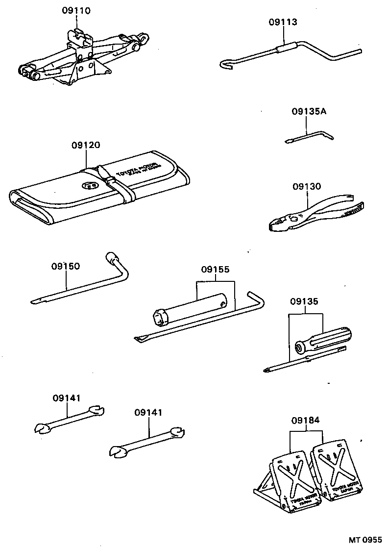 09155-32020 WRENCH, SPARK PLUG product image