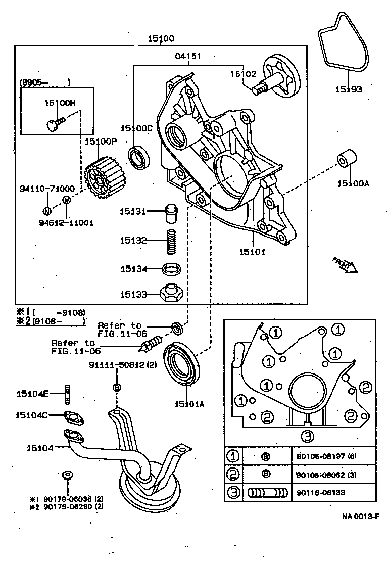 15121-16030 GEAR, OIL PUMP DRIVE product image
