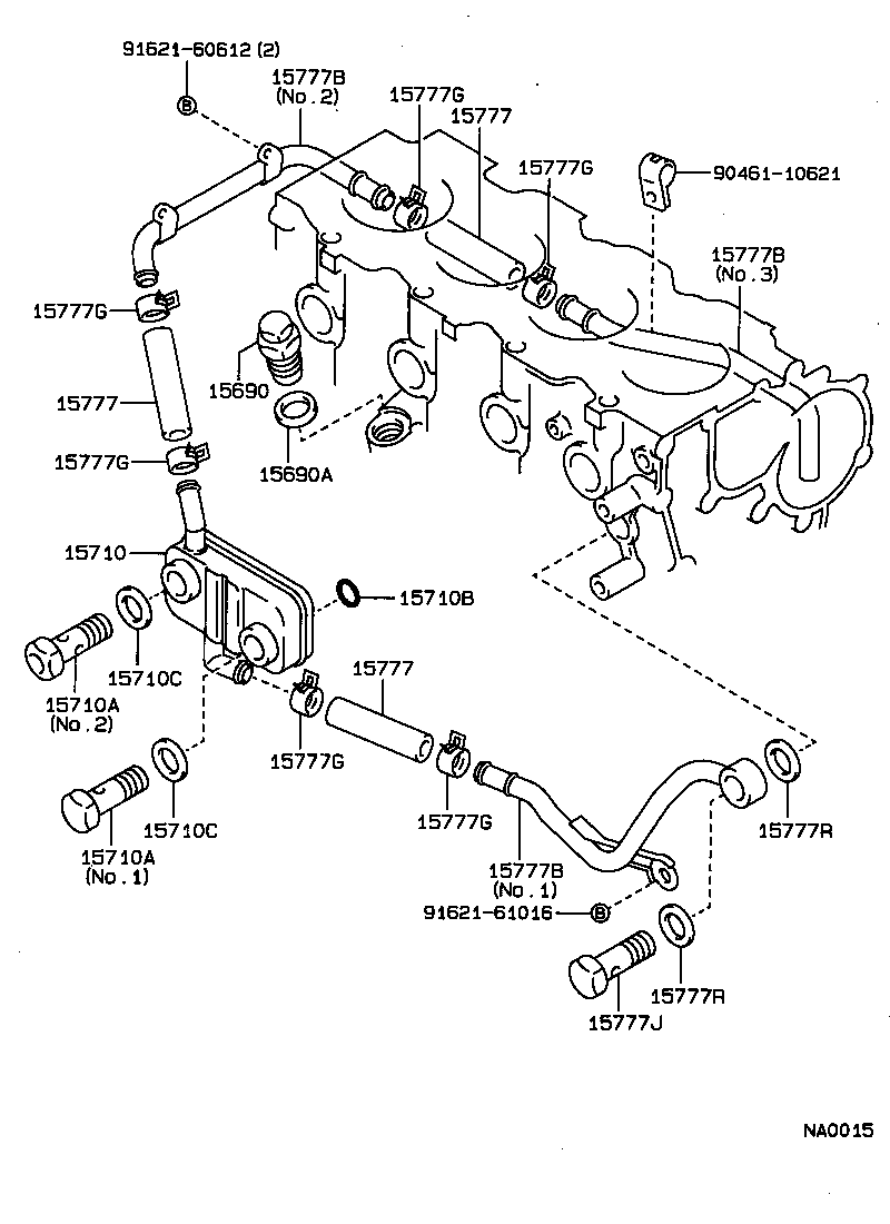 90301-22004 RING, O(FOR OIL COOLER) product image