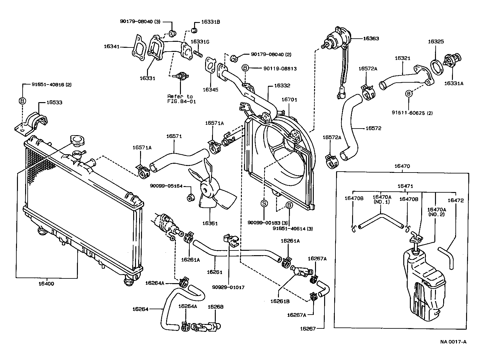 16400-64450 RADIATOR ASSY product image