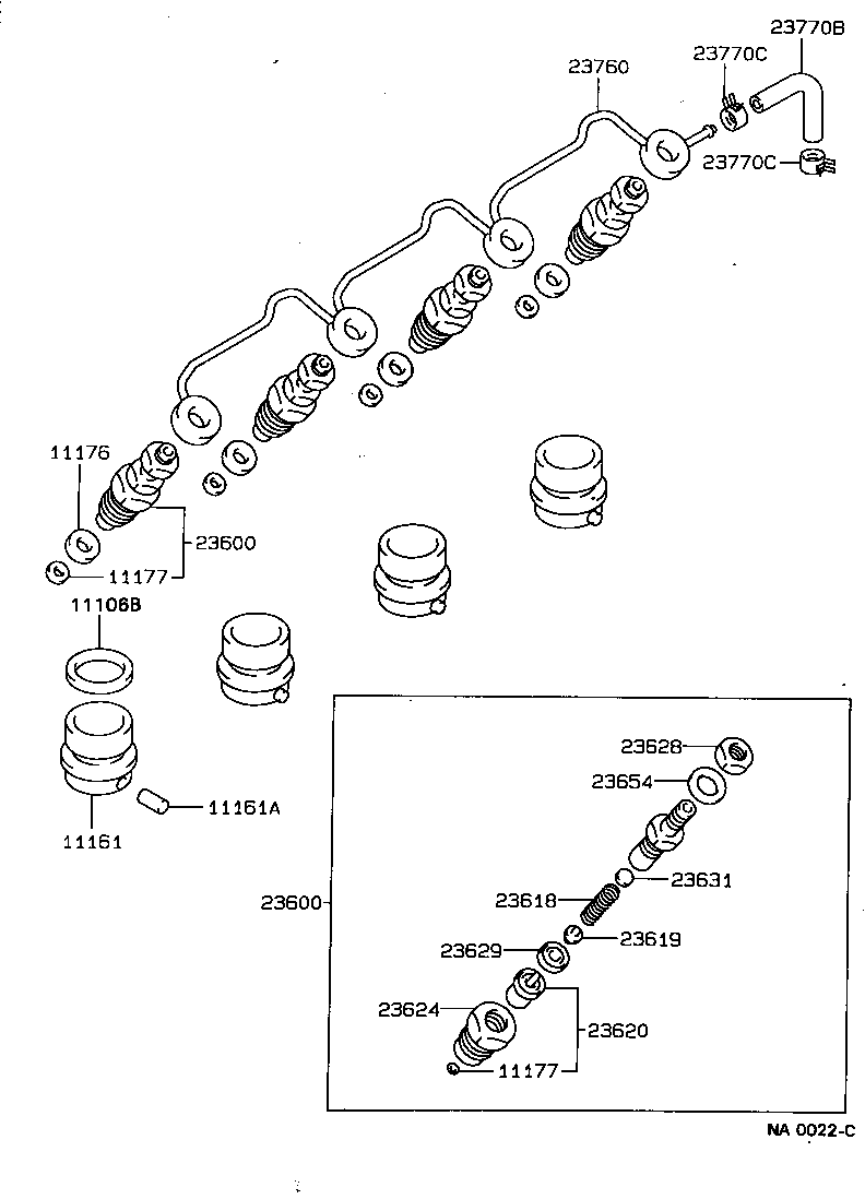 23679-27020 SCREW, INJECTOR FOLLOW product image