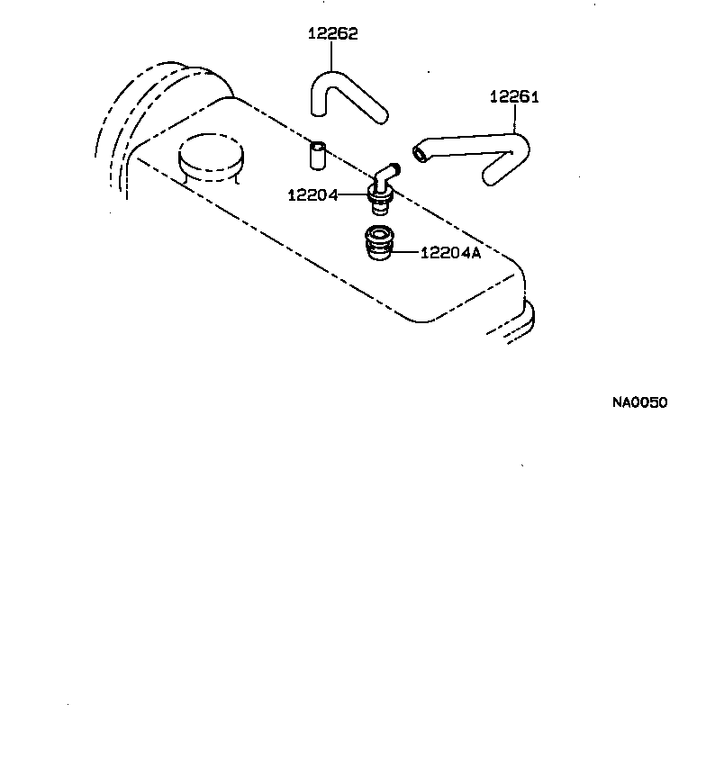 12229-11020 PIPE, VENTILATION product image