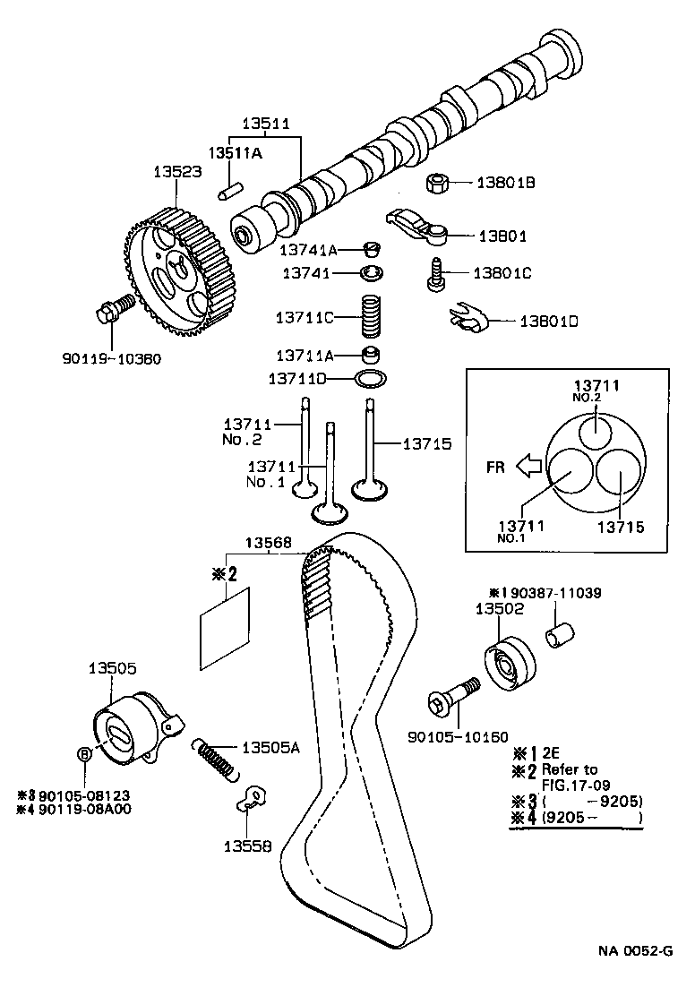 13050-16010 PULLEY, CAMSHAFT TIMING product image