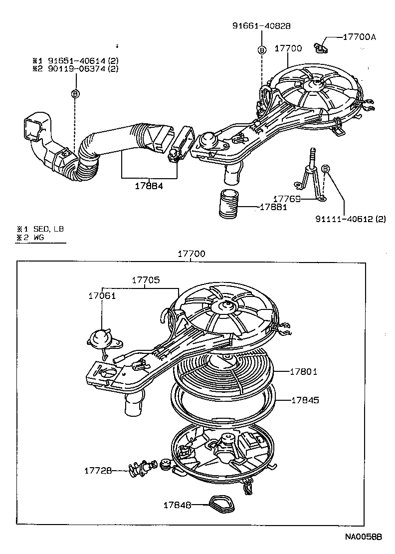 17705-16380 CAP SUB-ASSY, AIR CLEANER product image