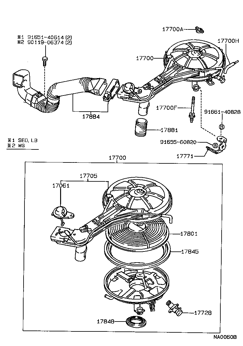 17705-16380 CAP SUB-ASSY, AIR CLEANER product image