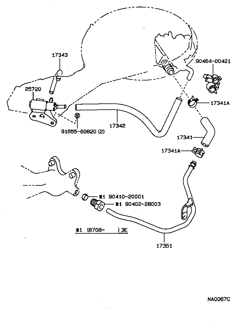25720-15060 VALVE ASSY, ELECTRIC AIR CONTROL product image