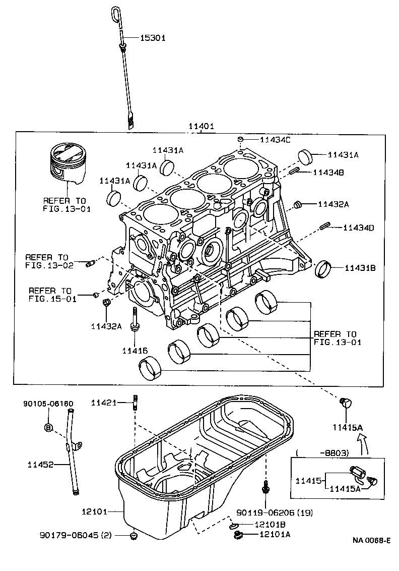 12101-64040 PAN SUB-ASSY, OIL product image