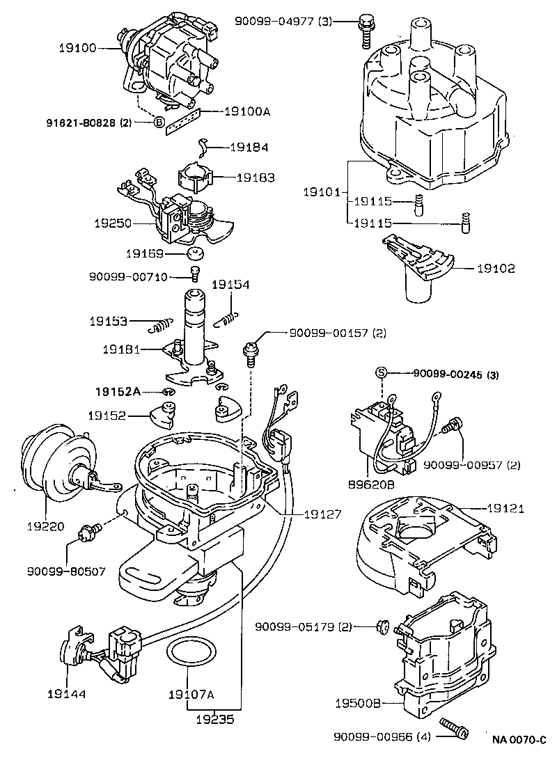 19242-16250 CLAMP, CORD, NO.2 product image