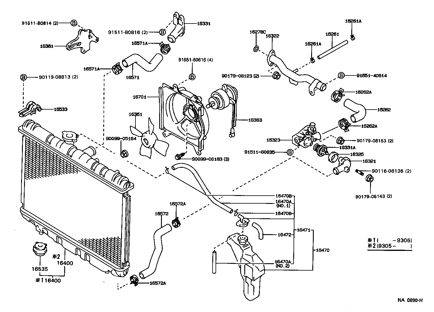 16400-15431 RADIATOR ASSY product image
