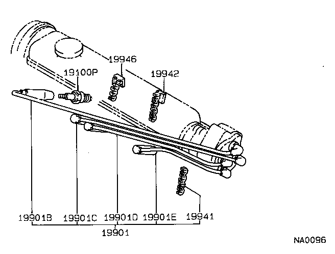 19871-64022 CONNECTOR, GLOW PLUG NO.1 product image