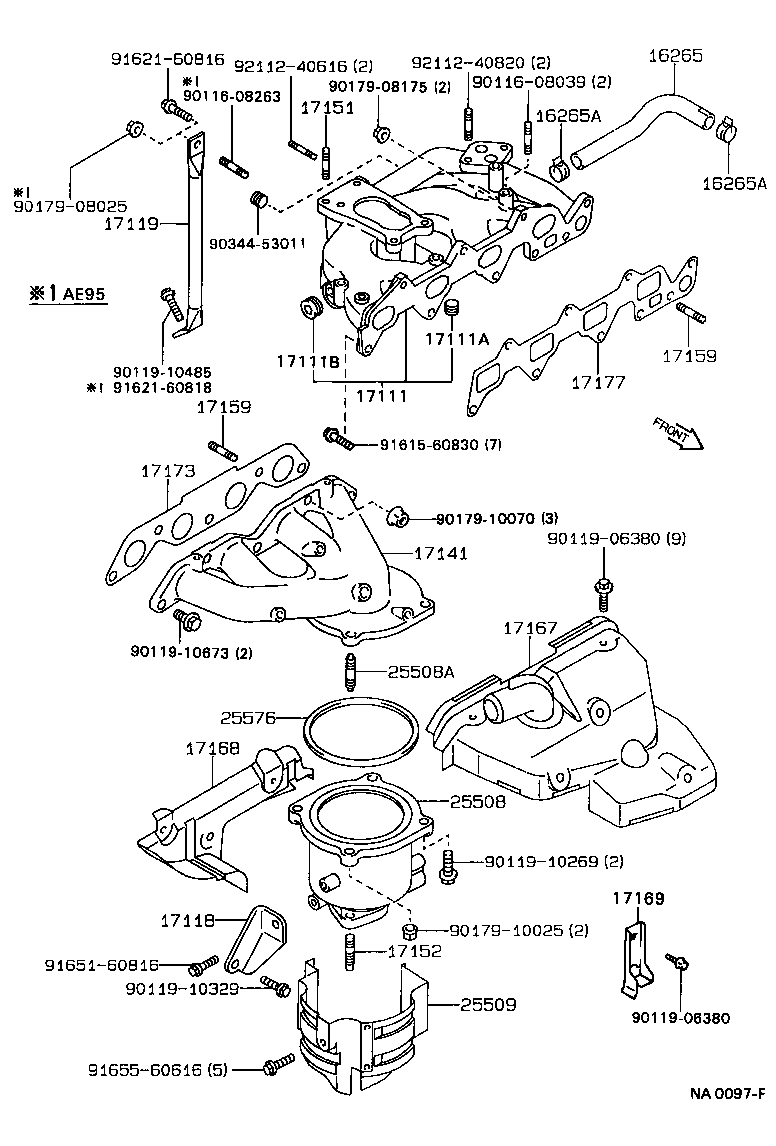 17101-15040 MANIFOLD, INTAKE product image