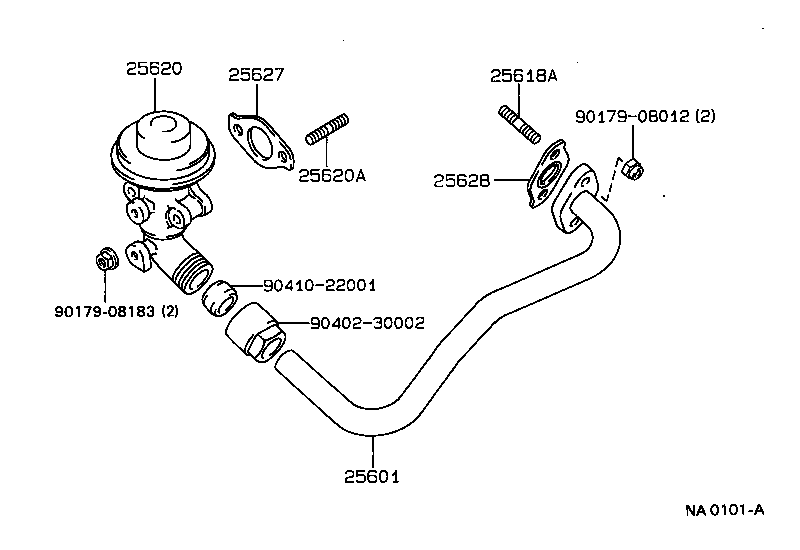 25870-15230 MODULATOR ASSY, EGR VACUUM product image