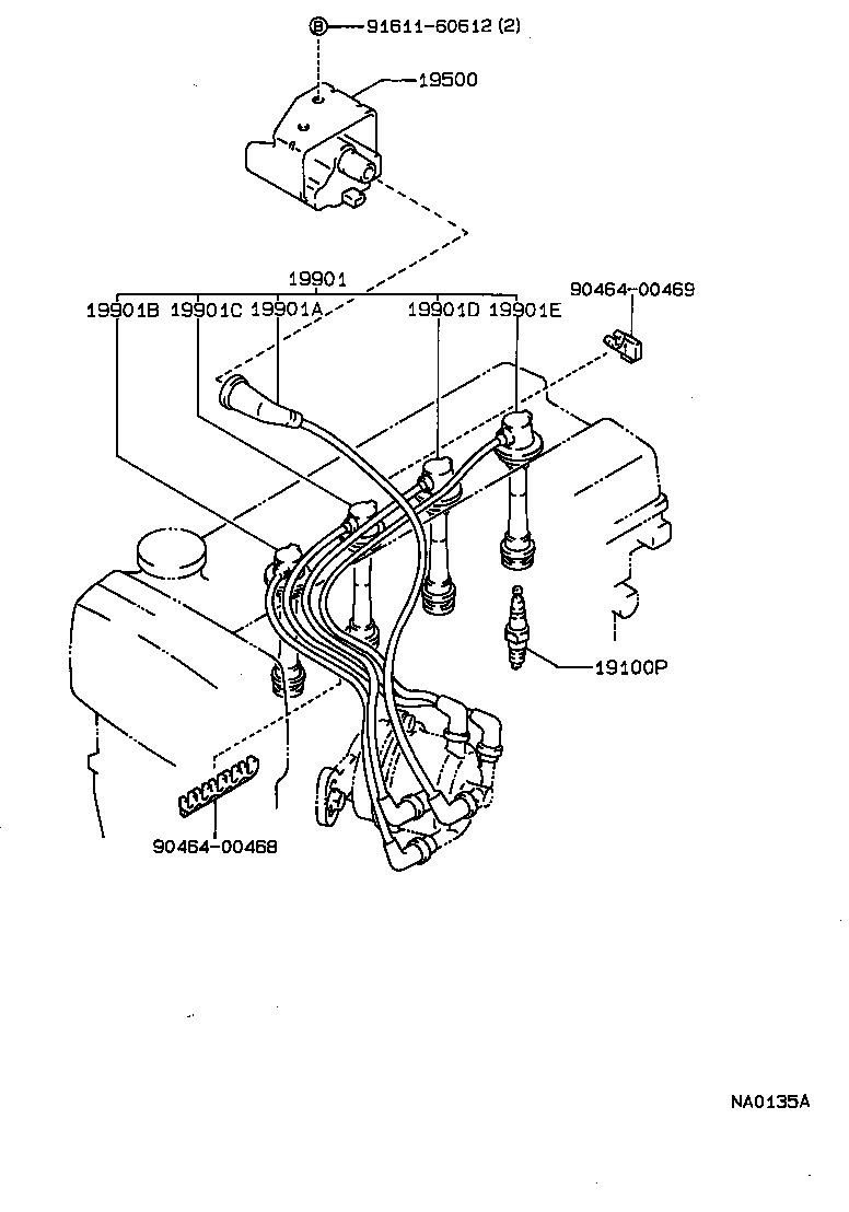 19871-64022 CONNECTOR, GLOW PLUG NO.1 product image