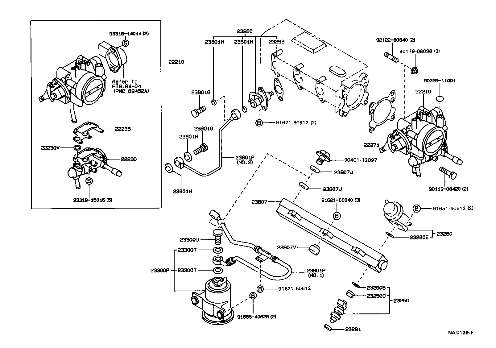 22271-74040 GASKET, THROTTLE BODY product image
