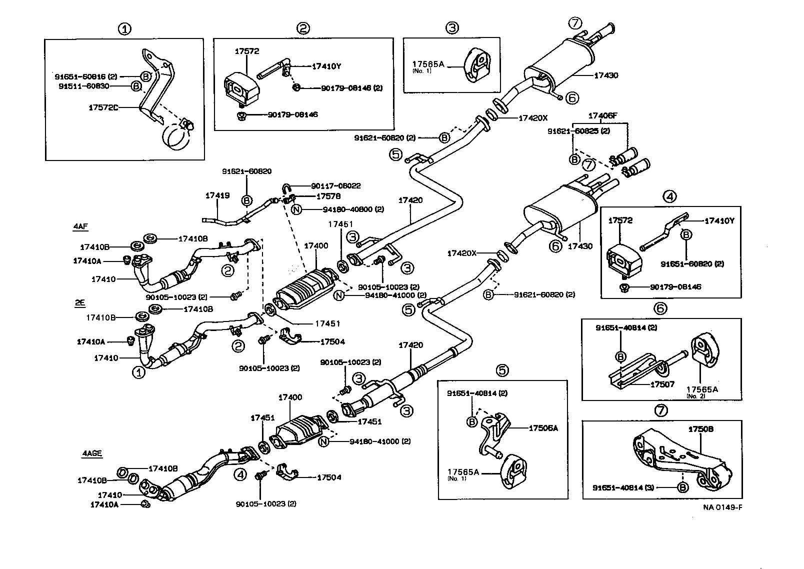 17430-11190 PIPE ASSY, EXHAUST, TAIL product image