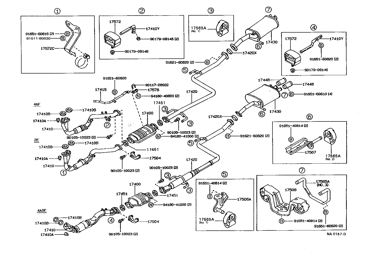 17430-16400 PIPE ASSY, EXHAUST, TAIL product image