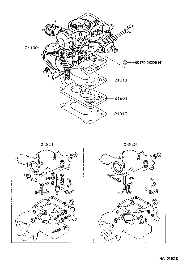 04211-11071 CARBURETOR KIT product image