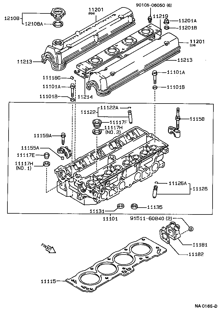 11115-74060 GASKET, CYLINDER HEAD product image