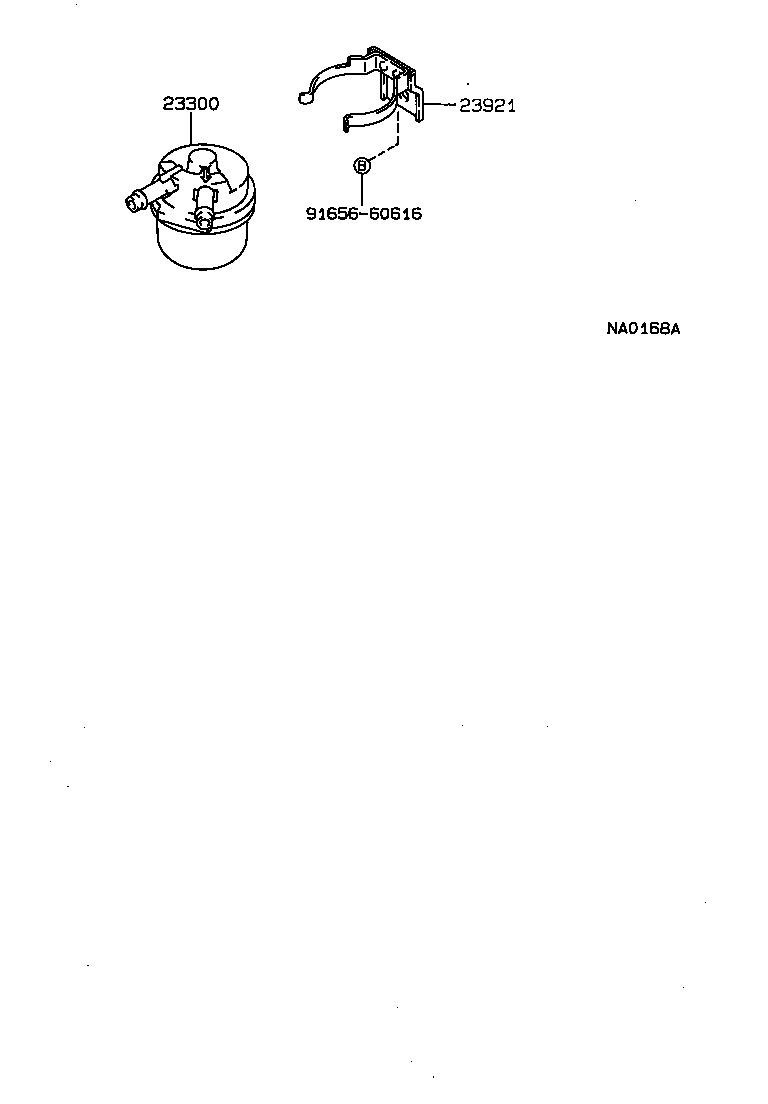 23264-11010 SUPPORT, FUEL FILTER product image