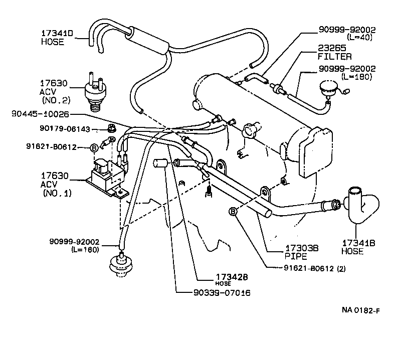 25751-11040 CLAMP, VACUUM CONTROL VALVE, NO.1 product image
