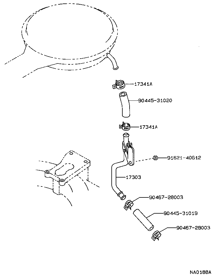17306-11060 MANIFOLD, AIR INJECTION product image