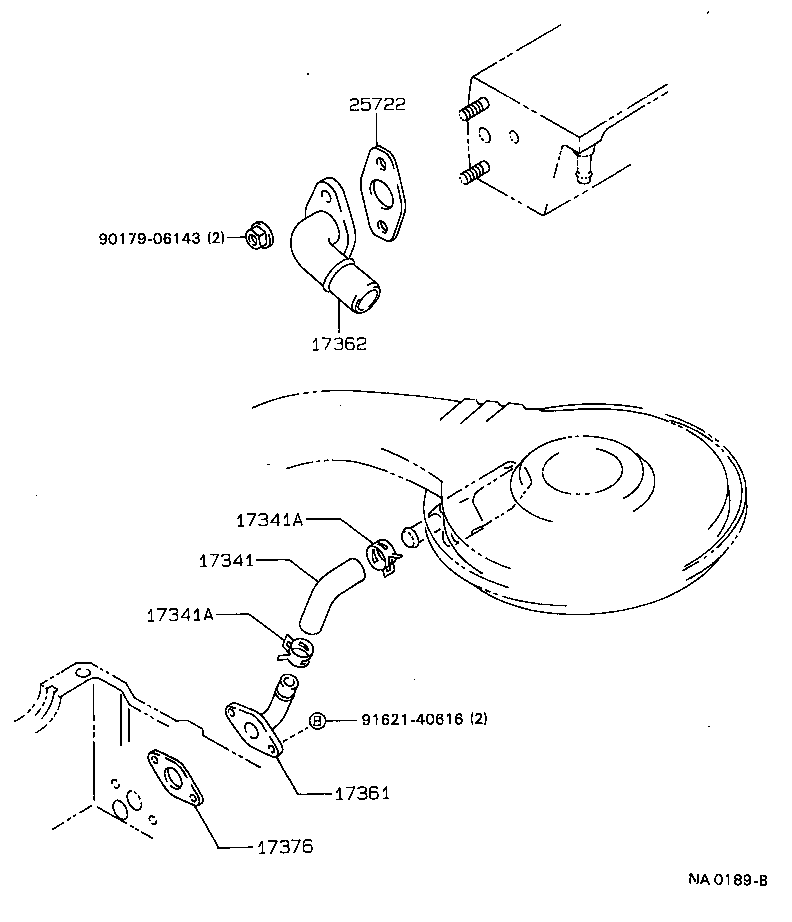 17306-11060 MANIFOLD, AIR INJECTION product image