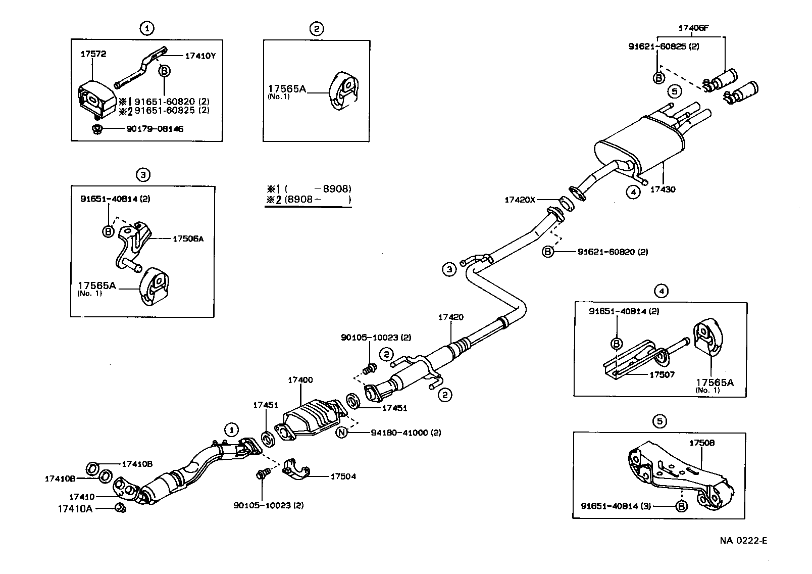 17430-16381 PIPE ASSY, EXHAUST, TAIL product image