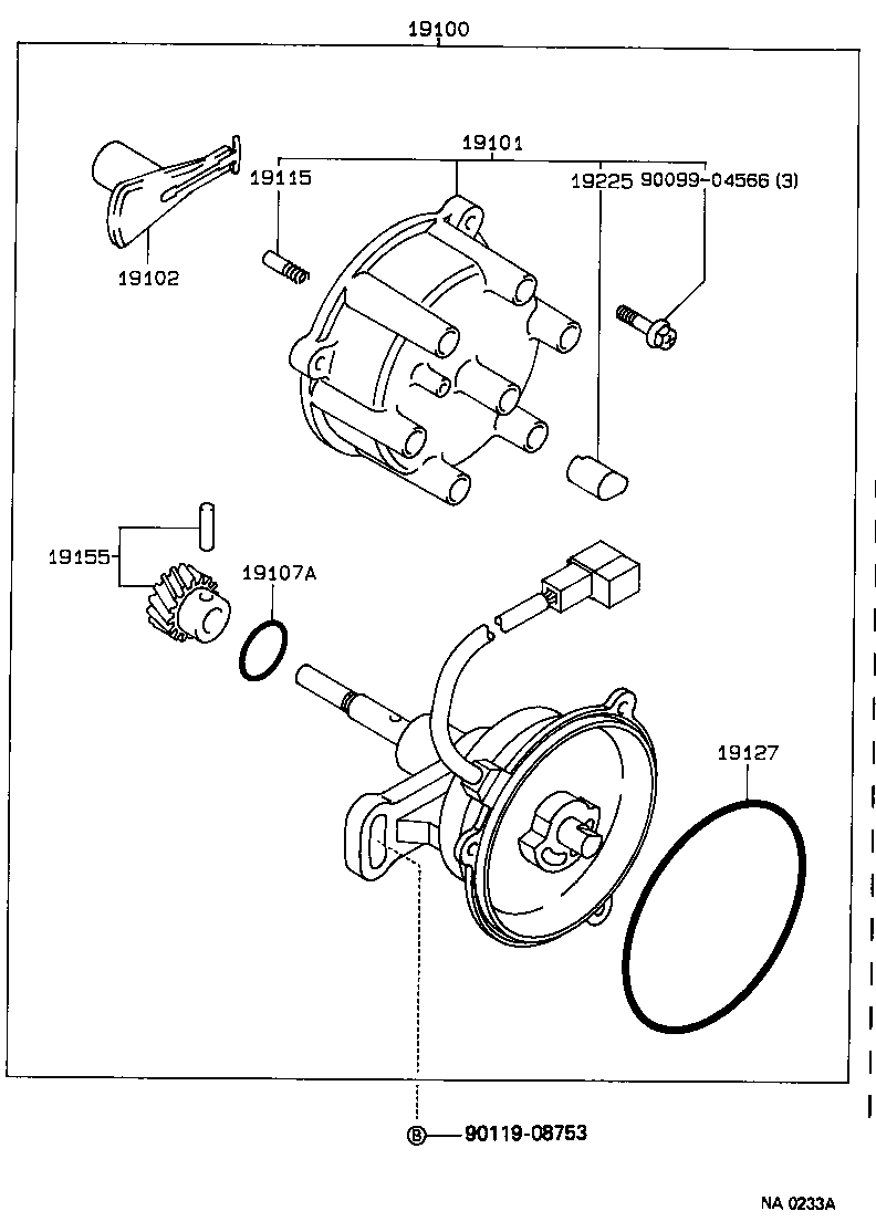 19235-71020 HOUSING, DISTRIBUTOR product image