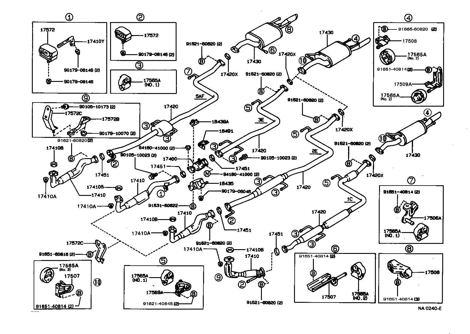 17430-11180 PIPE ASSY, EXHAUST, TAIL product image