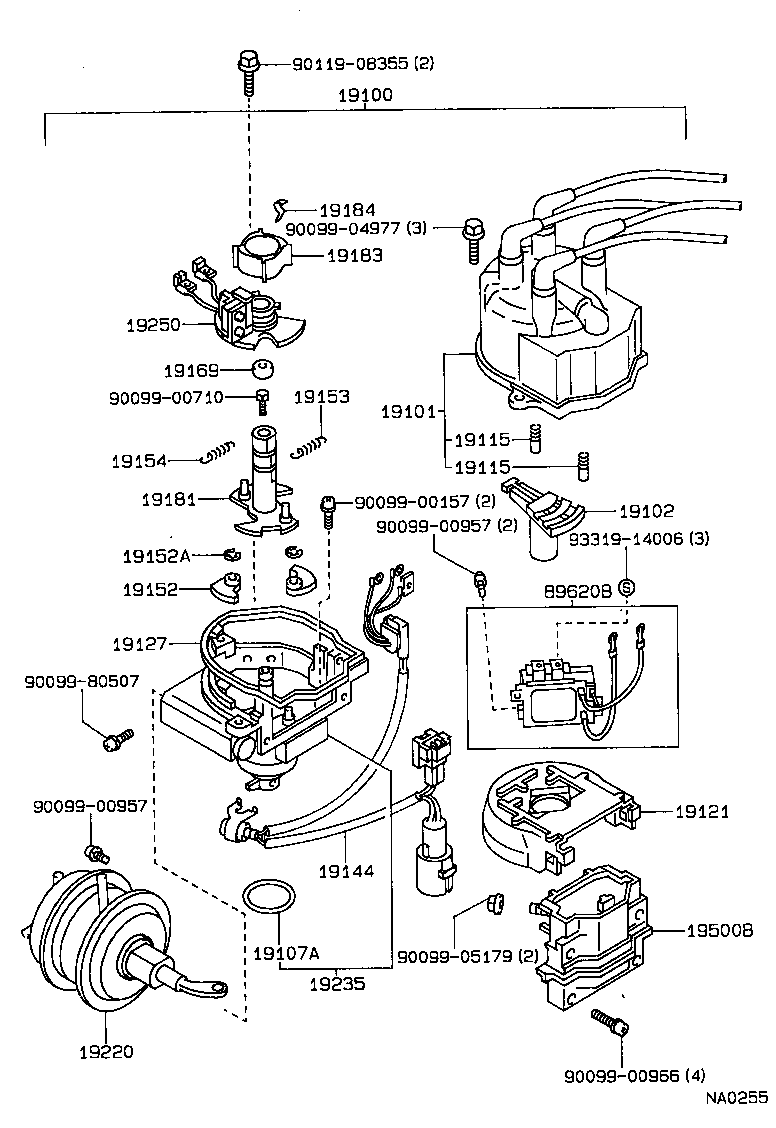 19121-63090 COVER, DUST PROOF product image